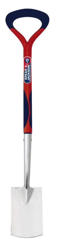SPEAR & JACKSON - SPADE - BORDER D HANDLE STAINLESS STEEL
